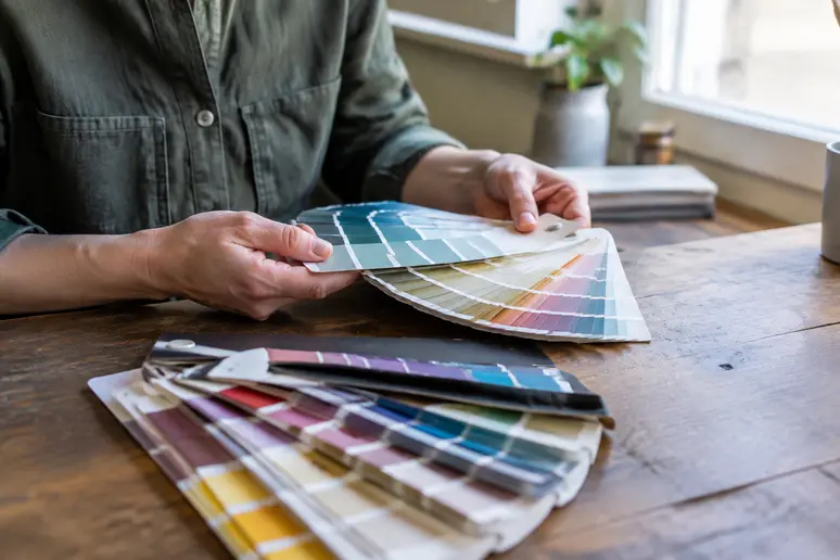 Comparaison de nuanciers physiques pour évaluer les nuances de couleurs